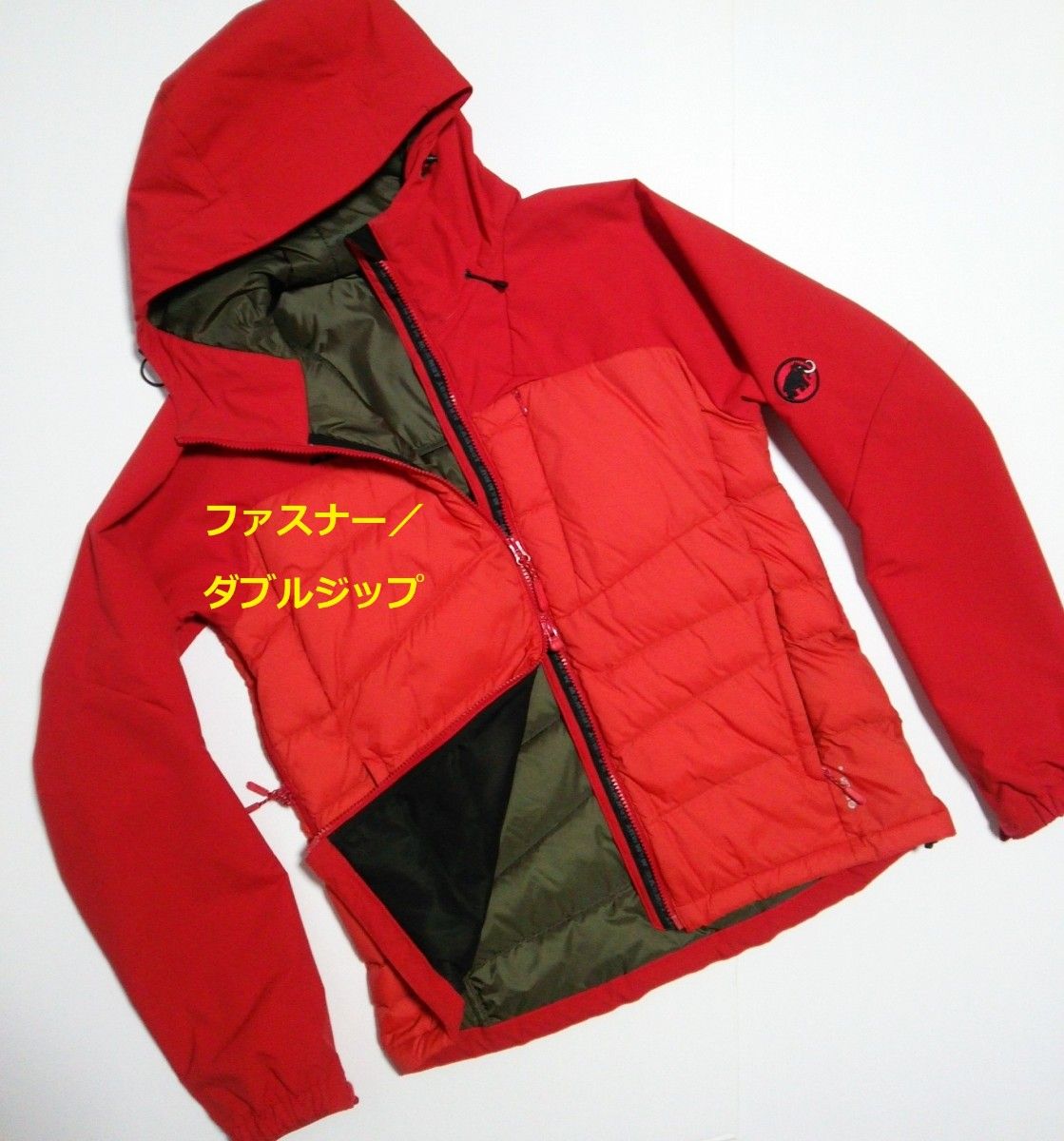 極美品 マムート 秋冬 ビレイハイブリッドインサレーション 極美品 マムート 秋冬 ビレイハイブリッドインサレーション