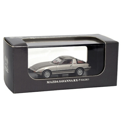 [ new goods ] famous car collection frame stamp set Mazda Savanna RX-7 compilation Kyosho made 1/64 RX-7(SA22C)
