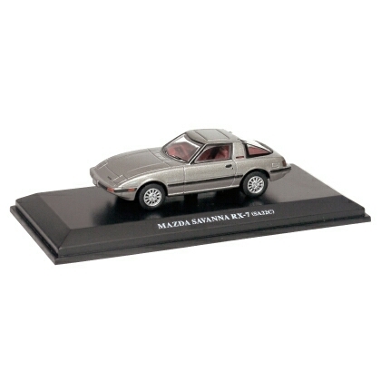 [ new goods ] famous car collection frame stamp set Mazda Savanna RX-7 compilation Kyosho made 1/64 RX-7(SA22C)