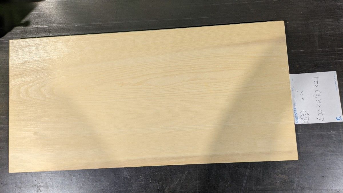 63希少 米ヒバ まな板 天然木 無垢材 カッティングボード キャンプ 一枚板