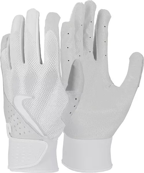 【US仕様 サイズXL】ナイキ 野球 バッティング グローブ Nike Alpha Batting Gloves 両手組 手袋 バッテ ホワイト