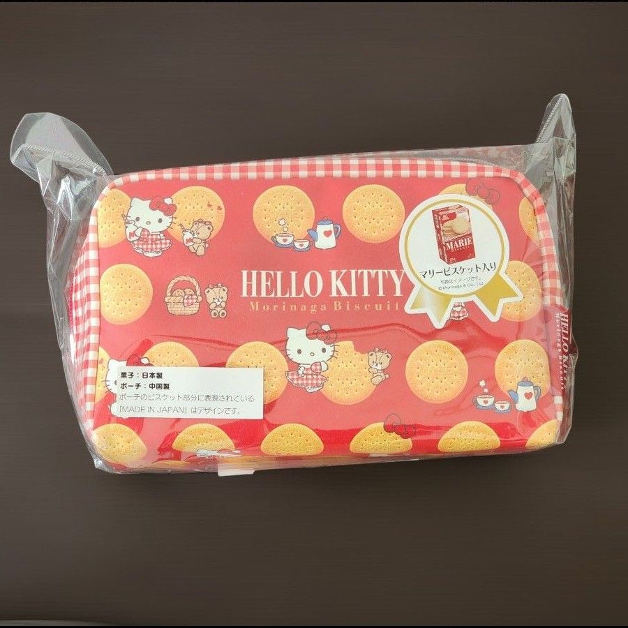 新品】サンリオ 森永 マリー ビスケット キティ ポーチ 未開封 新品】サンリオ 森永 マリー ビスケット キティ ポーチ 未開封