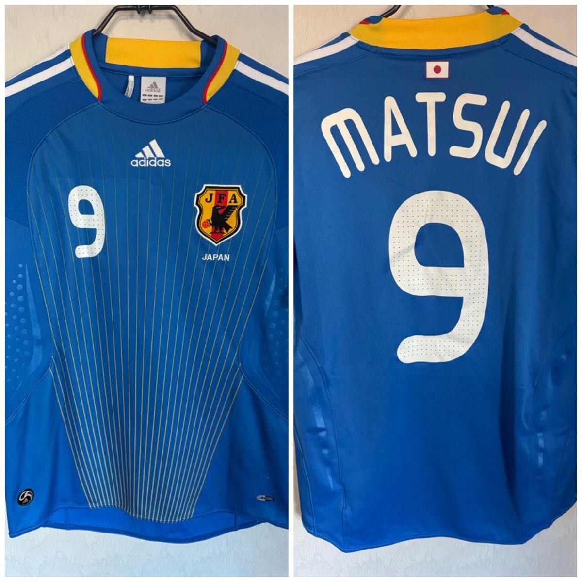 日本代表 ユニホーム 08-09 adidas アディダス 松井 Lサイズ
