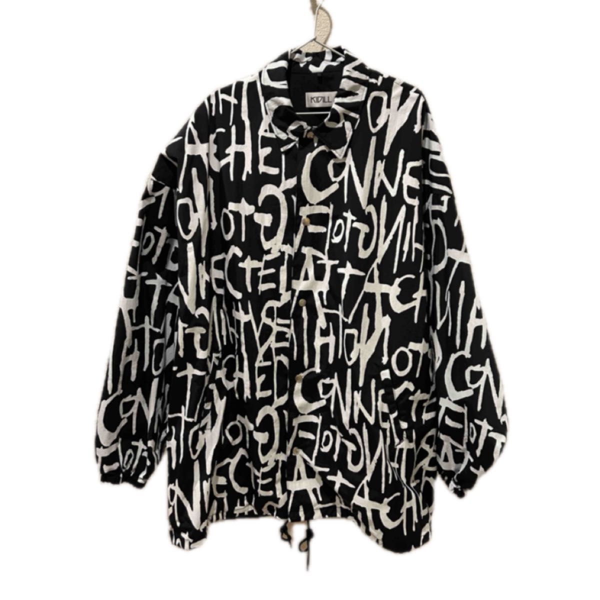 kidill 今期24aw 即完売 PUNK TEXT COACH JACKET キディル kidill 今期24aw 即完売 PUNK TEXT COACH JACKET キディル