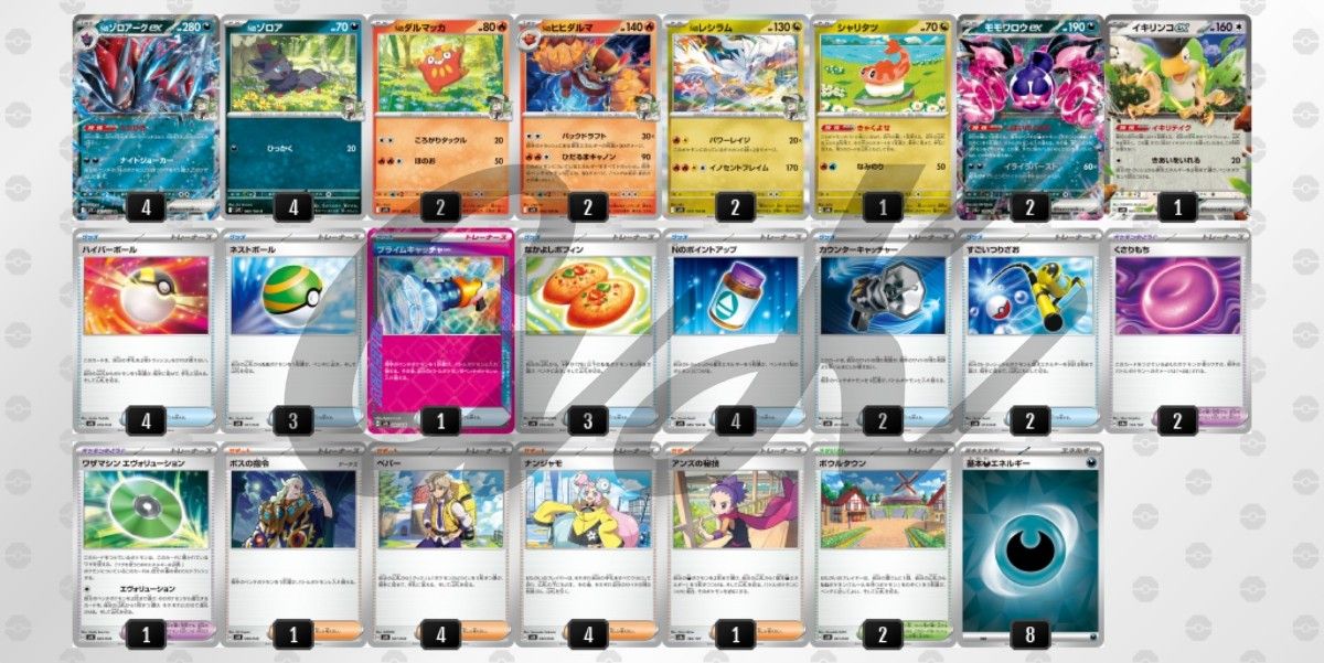 Nのゾロアークex ポケカ四天王考案 ポケモンカード 構築済み Nのゾロアークex ポケカ四天王考案 ポケモンカード 構築済み