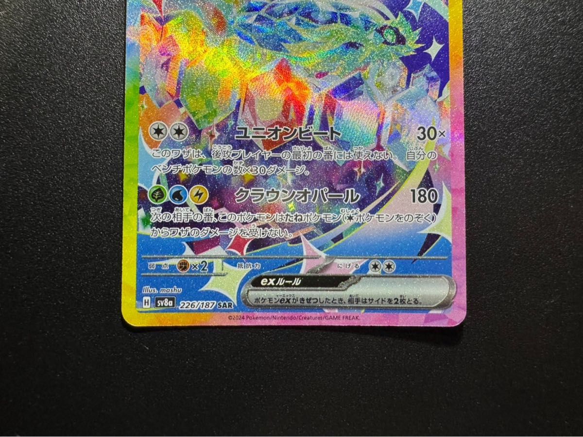 ポケモンカードゲーム テラパゴスex SAR テラスタルフェスex ポケモンカードゲーム テラパゴスex SAR テラスタルフェスex