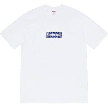 Supreme 2019A/W バンダナBOXロゴTシャツ L グレー 新品-