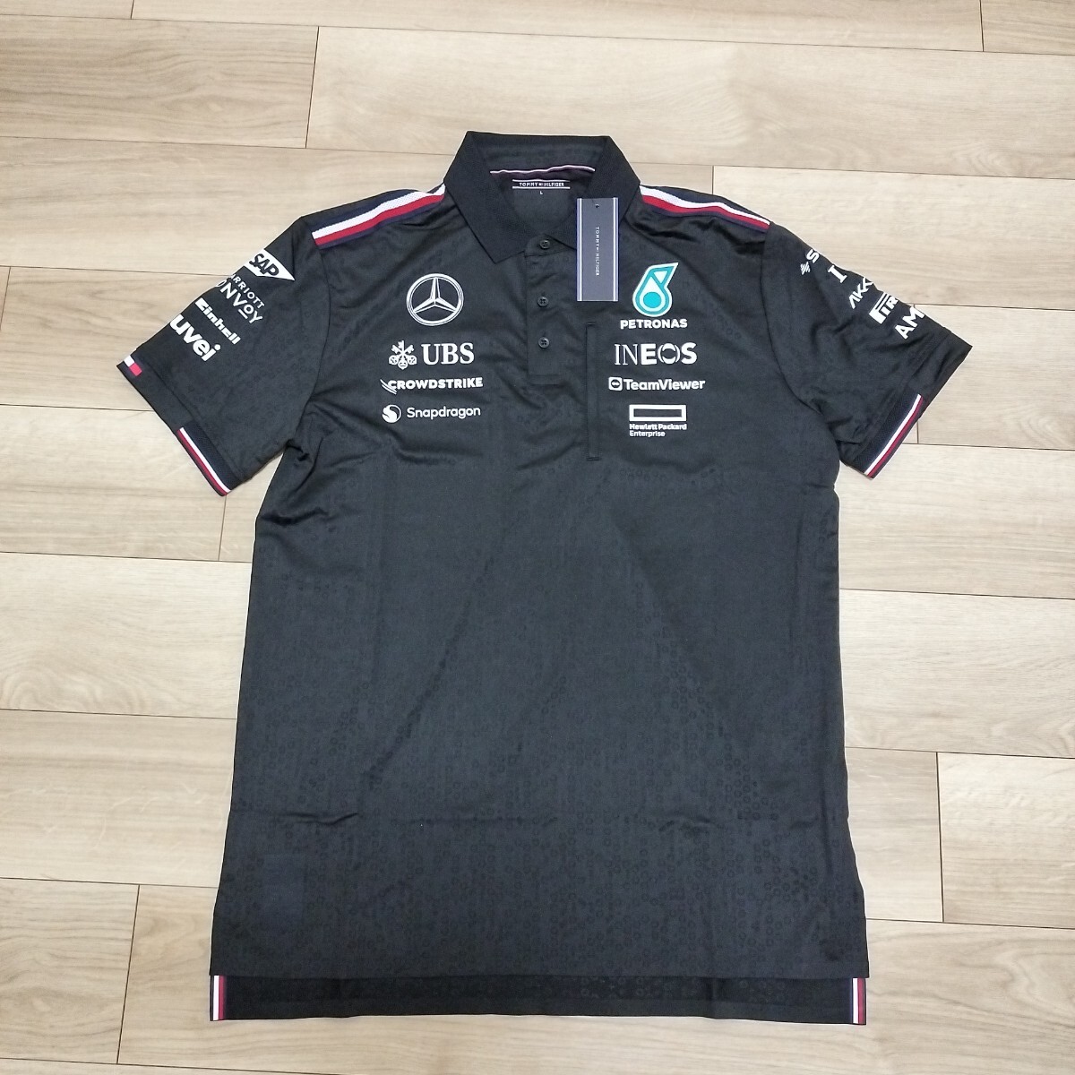 2024メルセデスAMGペトロナスF1チーム支給品 ポロシャツ Lサイズ非売品 Yahoo!オークション - 2024 メルセデスAMGペトロナスF1