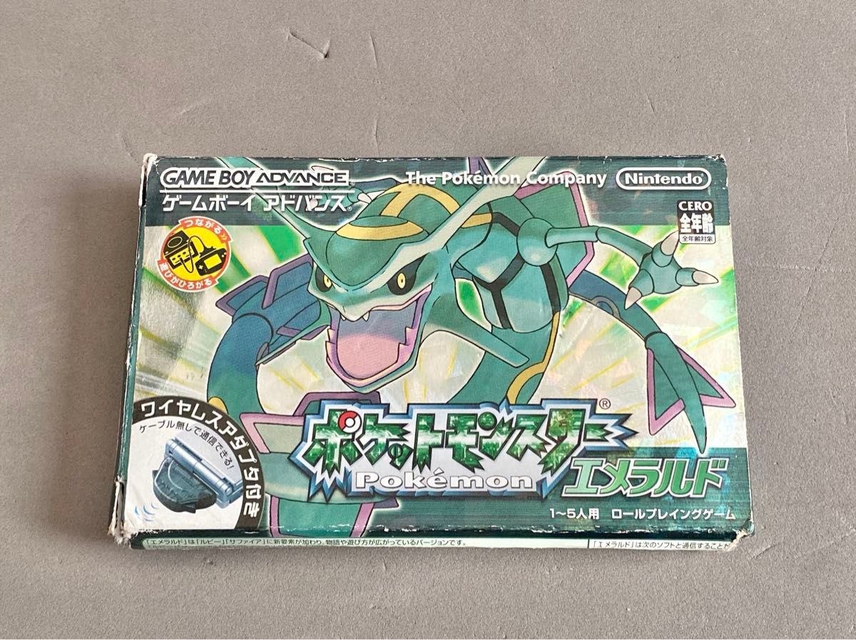 ポケットモンスター エメラルド GBA ゲームボーイアドバンス ポケットモンスター エメラルド GBA ゲームボーイアドバンス