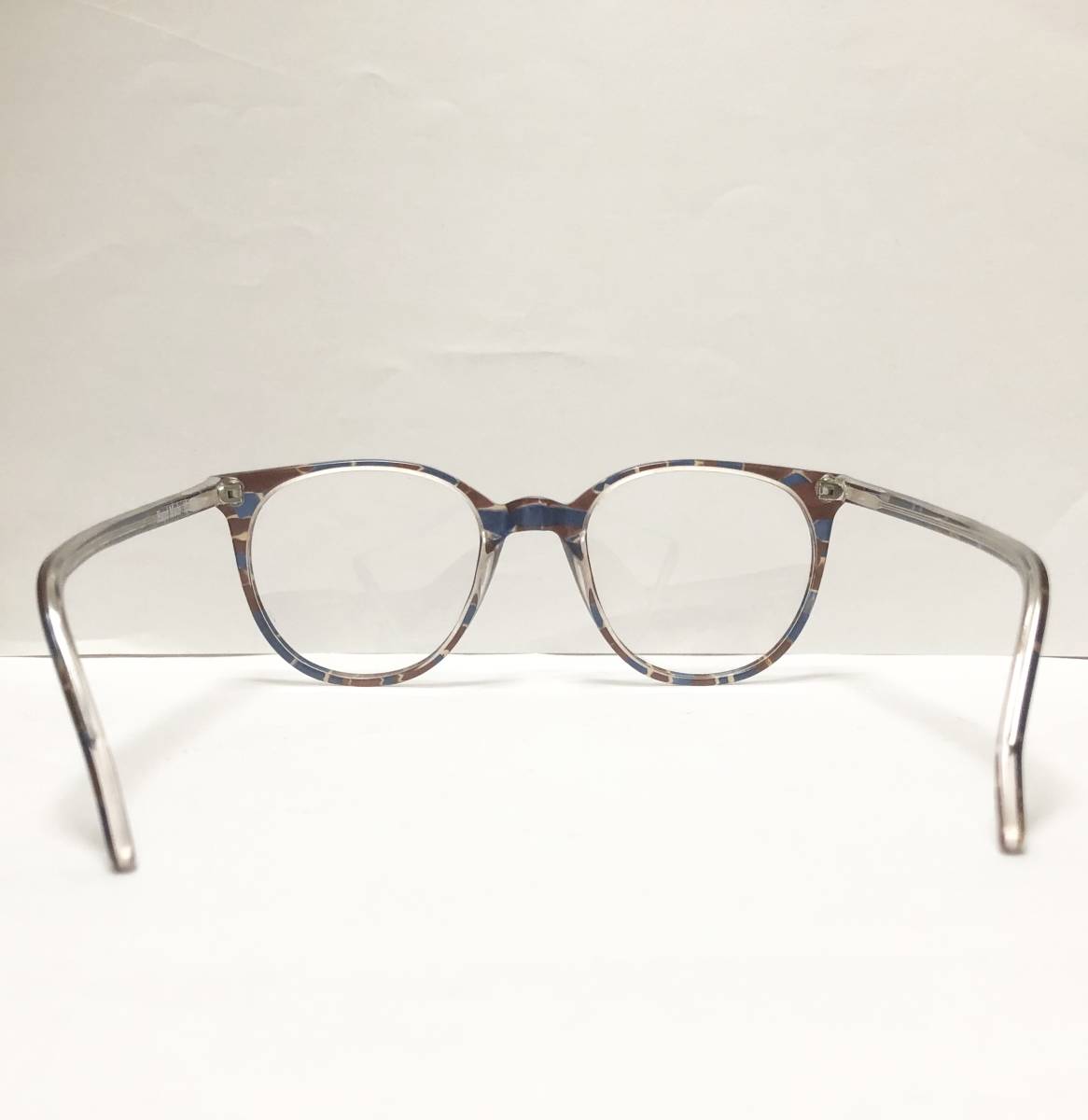 処分価格 未使用 1970年代 サファイヤ柄 英国製メガネ イギリス ヴィンテージ / ビンテージ _画像6