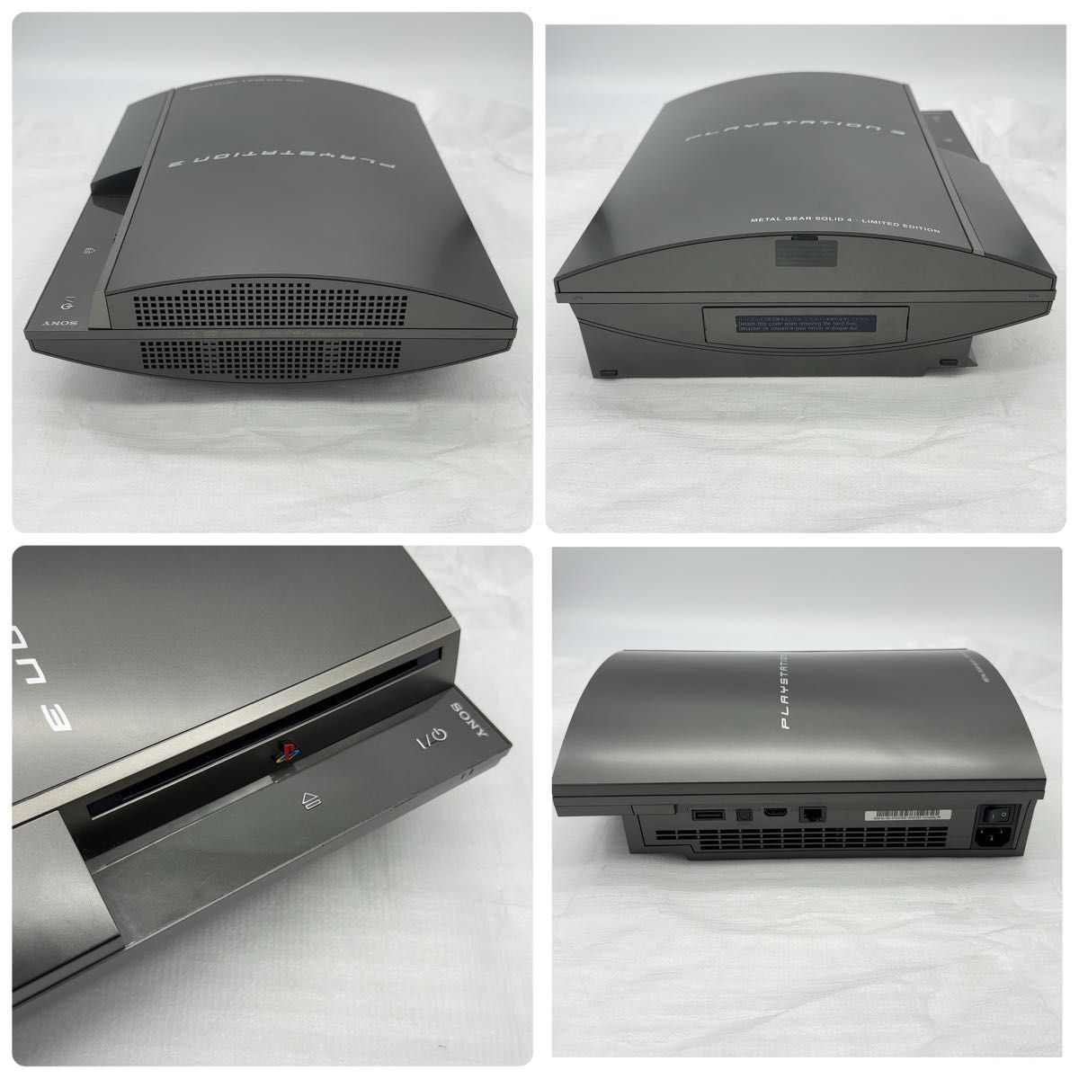 希少/完動品】SONY PS3 厚型 本体 CECHH00 メタルギアソリッド 希少/完動品】SONY PS3 厚型 本体 CECHH00 メタルギアソリッド