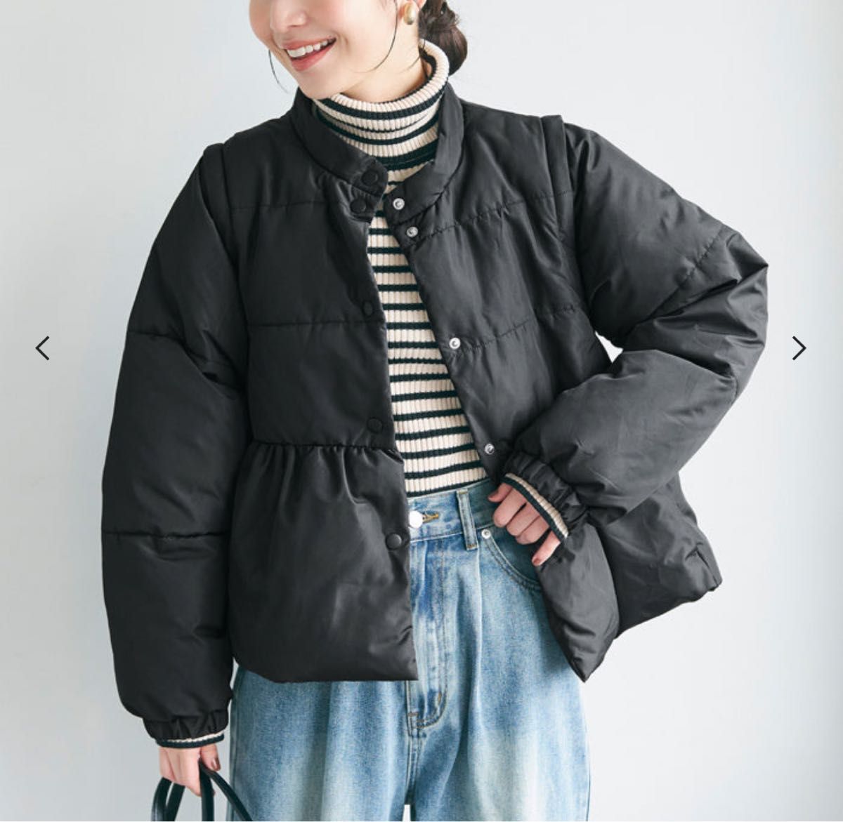 coca 4ウェイぺプラムダウンジャケット ブラック L 新品|Yahoo coca 4ウェイぺプラムダウンジャケット ブラック L 新品|Yahoo