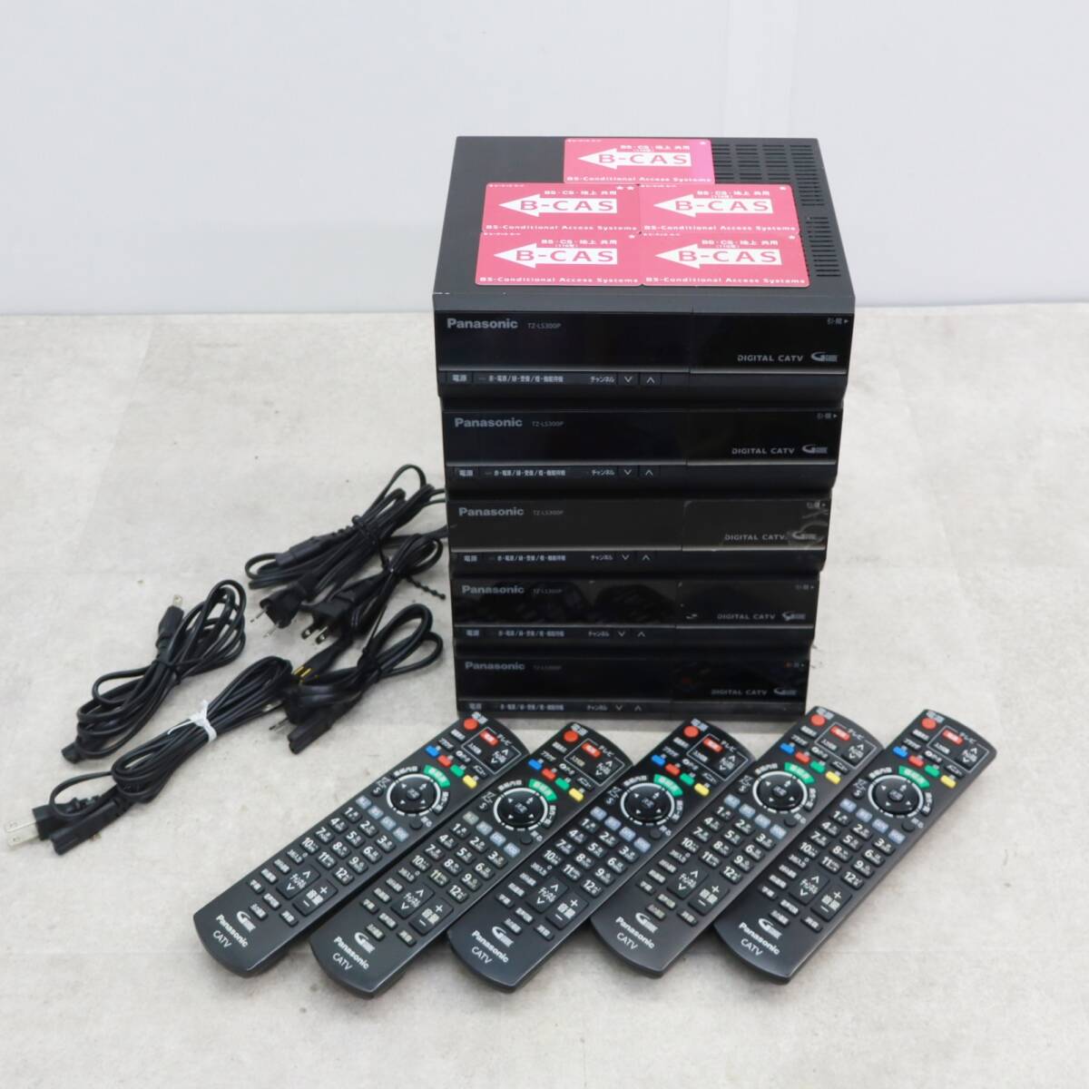 △5台 まとめ |CATV用 セットトップボックス(STB)|Panasonic △5台 まとめ |CATV用 セットトップボックス(STB)|Panasonic