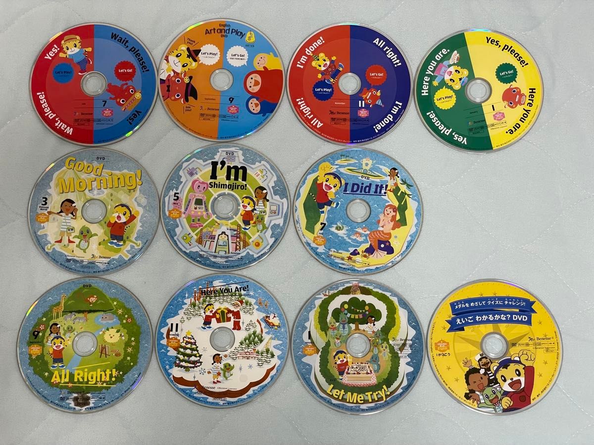 こどもちゃれんじ English ぽけっと ほっぷ まとめ売り DVD付き こどもちゃれんじ English ぽけっと〜ほっぷ DVD11枚 しまじろう