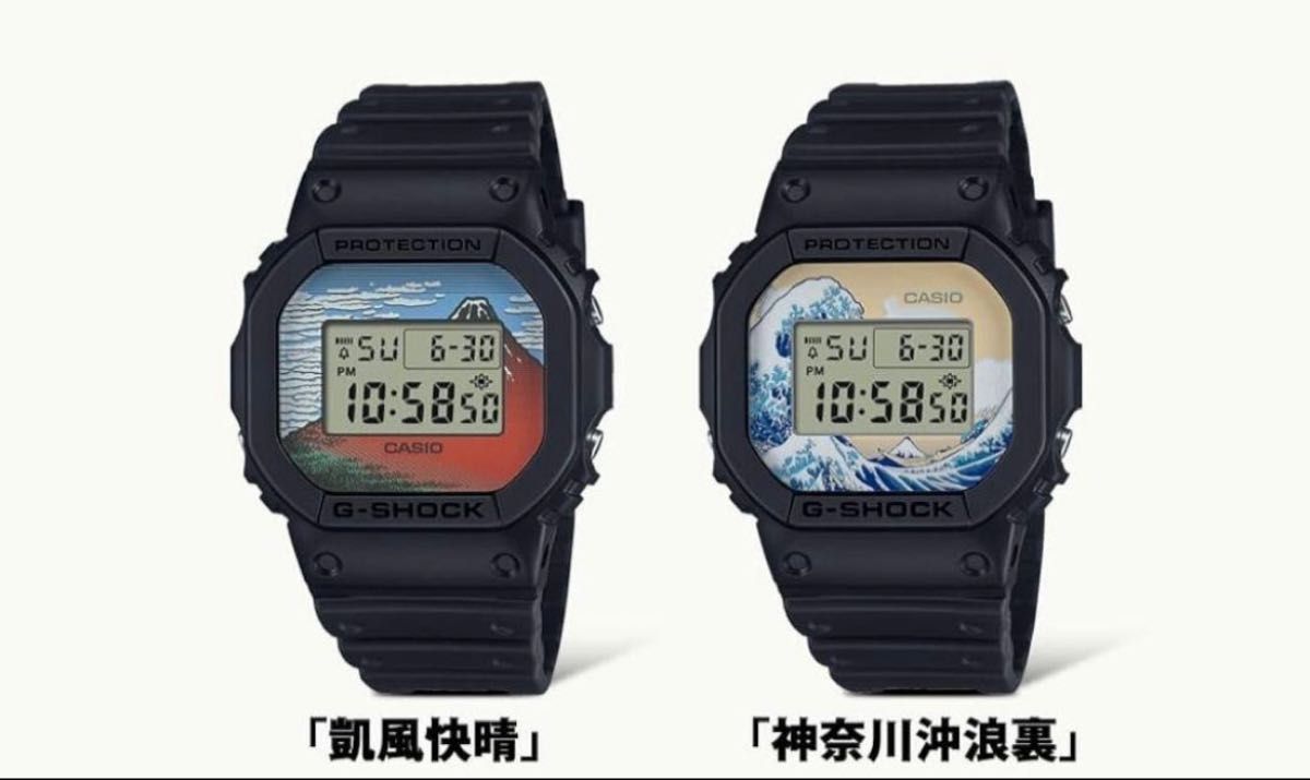 CASIO G-SHOCK DW-5600KHK24-1JR DW-5600KHG24-1JR 葛飾北斎 CASIO G-SHOCK DW-5600KHK24-1JR DW-5600KHG24-1JR 葛飾北斎