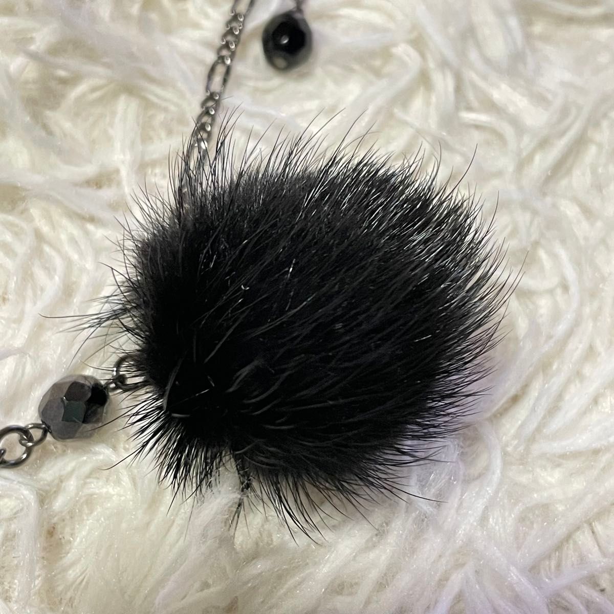 アンテプリマ ファー付きネックレス ロング 取り外し可能 ロング アンテプリマ ファー付きネックレス ロング 取り外し可能 ロング