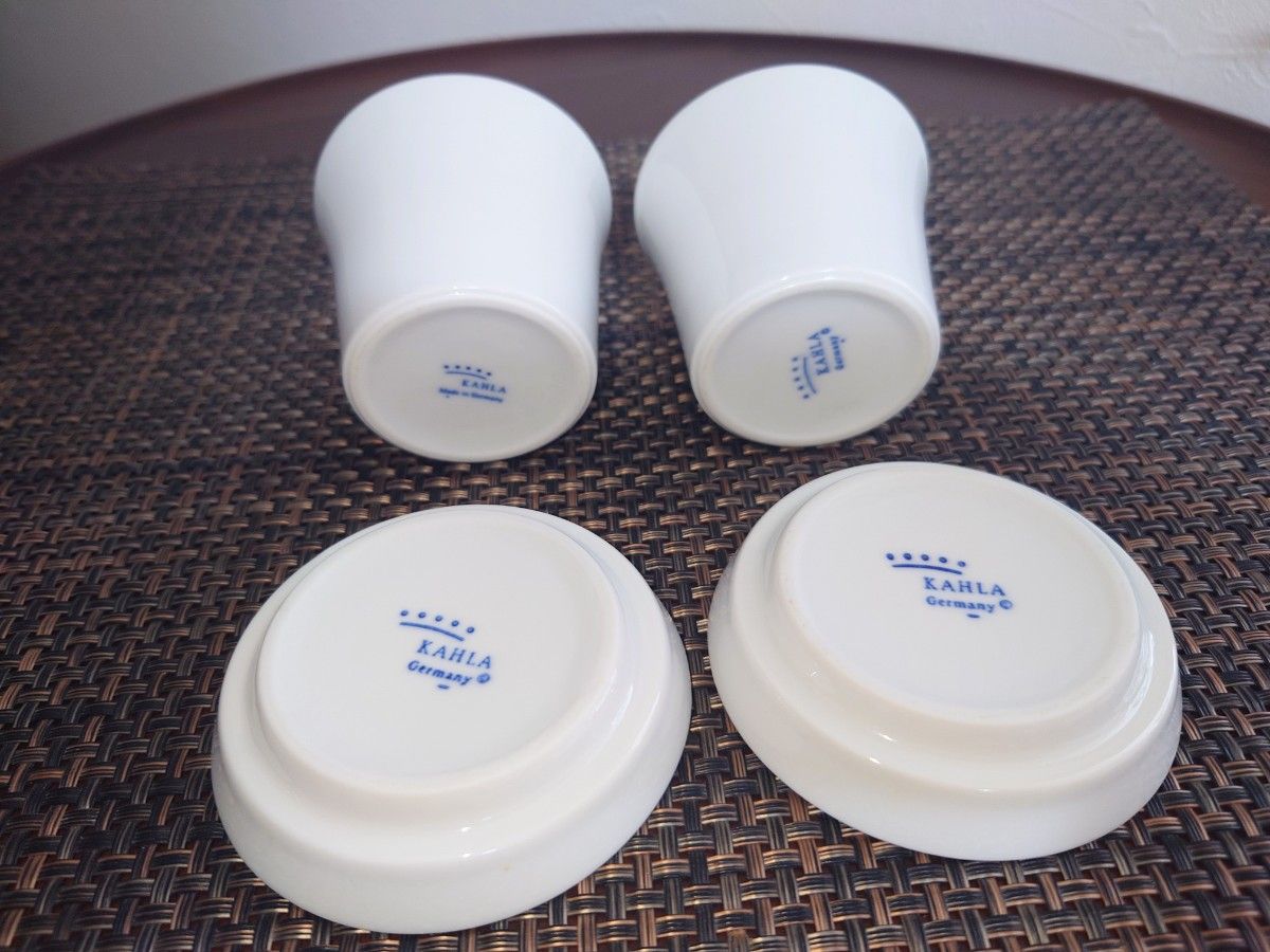 KAHLAカーラドイツ白食器4点セットで 茶器 小皿 中国茶 煎茶 KAHLAカーラドイツ白食器4点セットで 茶器 小皿 中国茶 煎茶