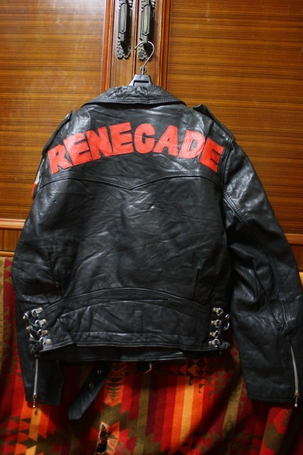  legend RENECADE England made Special 80s 90s Vintage sidoSchott type leather rider's jacket #666la rocker SEDITIONARIES 50s UK