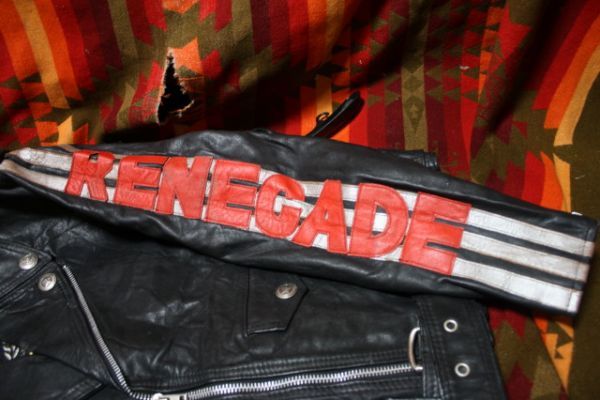  legend RENECADE England made Special 80s 90s Vintage sidoSchott type leather rider's jacket #666la rocker SEDITIONARIES 50s UK