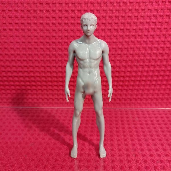 オリジナル品 創作品 美的工房 フィギュア 樹脂製 裸婦 女神 美女 縁起物 開運 幸運 カスタム ガレージキッド ハンドメイド? 男性直立4