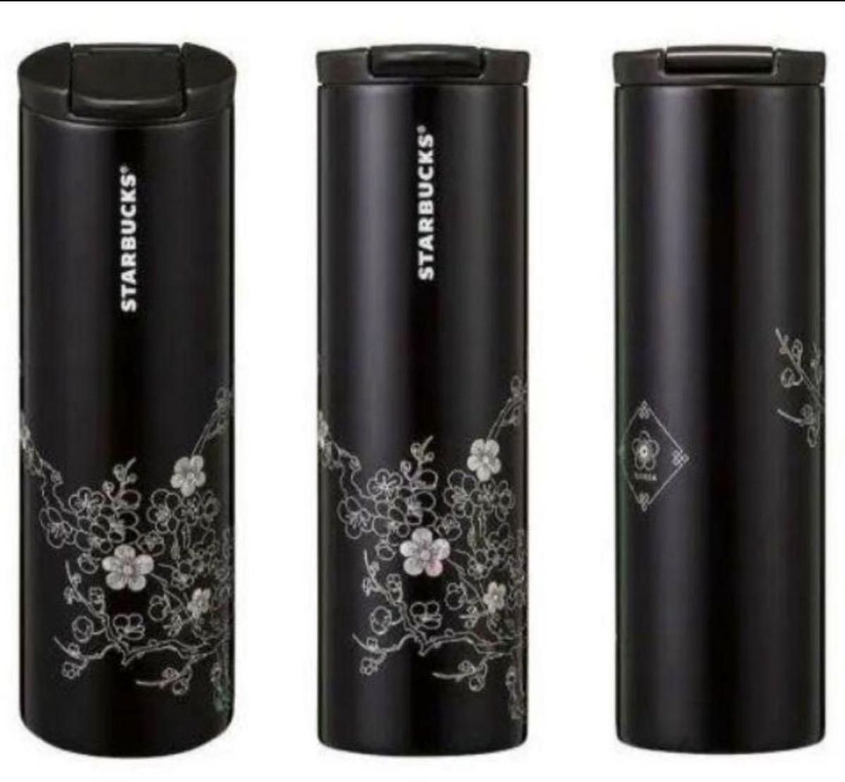 韓国限定】STARBUCKS スタバ タンブラー 螺鈿 ブラック 黒 韓国限定】STARBUCKS スタバ タンブラー 螺鈿 ブラック 黒