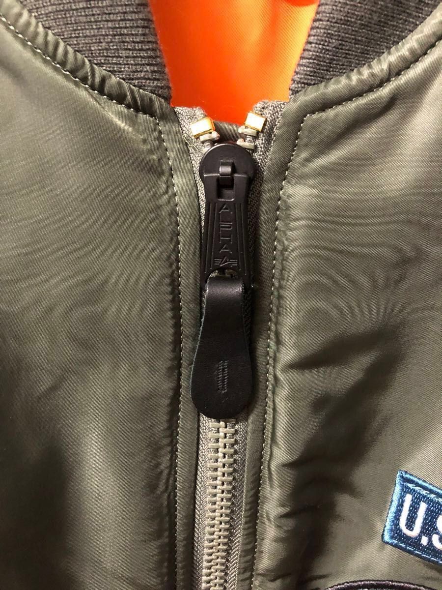 極美品 ALPHA INDUSTRIES MA-1 5L フライトジャケット 相棒 亀山 極美品 ALPHA INDUSTRIES MA-1 5L フライトジャケット 相棒 亀山