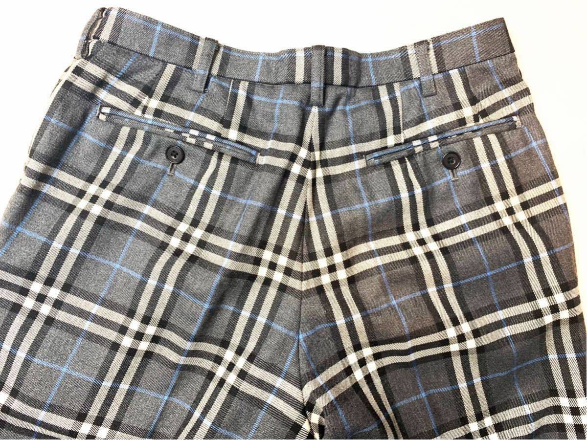 即決☆BURBERRY BLACK LABEL☆ウールパンツ 76 バーバリー 即決☆BURBERRY BLACK LABEL☆ウールパンツ 76 バーバリー