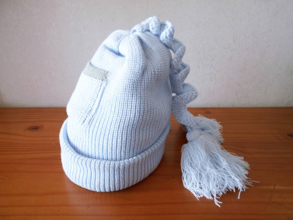 * unused * rear .krukru. .. attaching knitted cap .* light blue series 