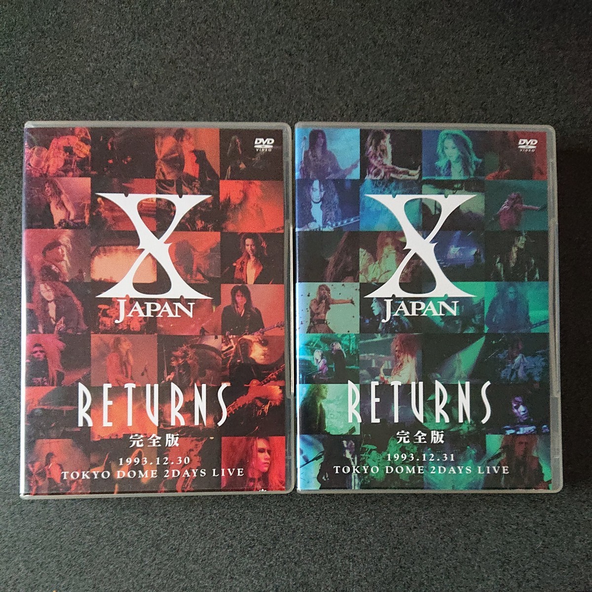 人気急上昇】 X 7枚組 JAPAN/X パンフレット JAPAN RETURNS RETURNS JAPAN 完全版 DVD-BOX初回限定版 X 