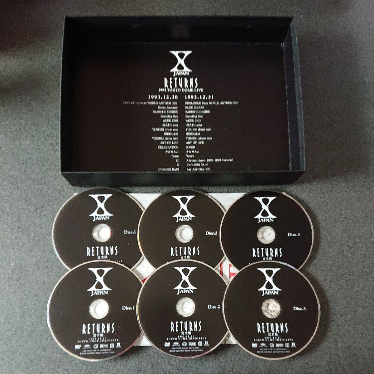 値下げ！X JAPAN RETURNS 完全版 DVD-BOX〈初回限…-