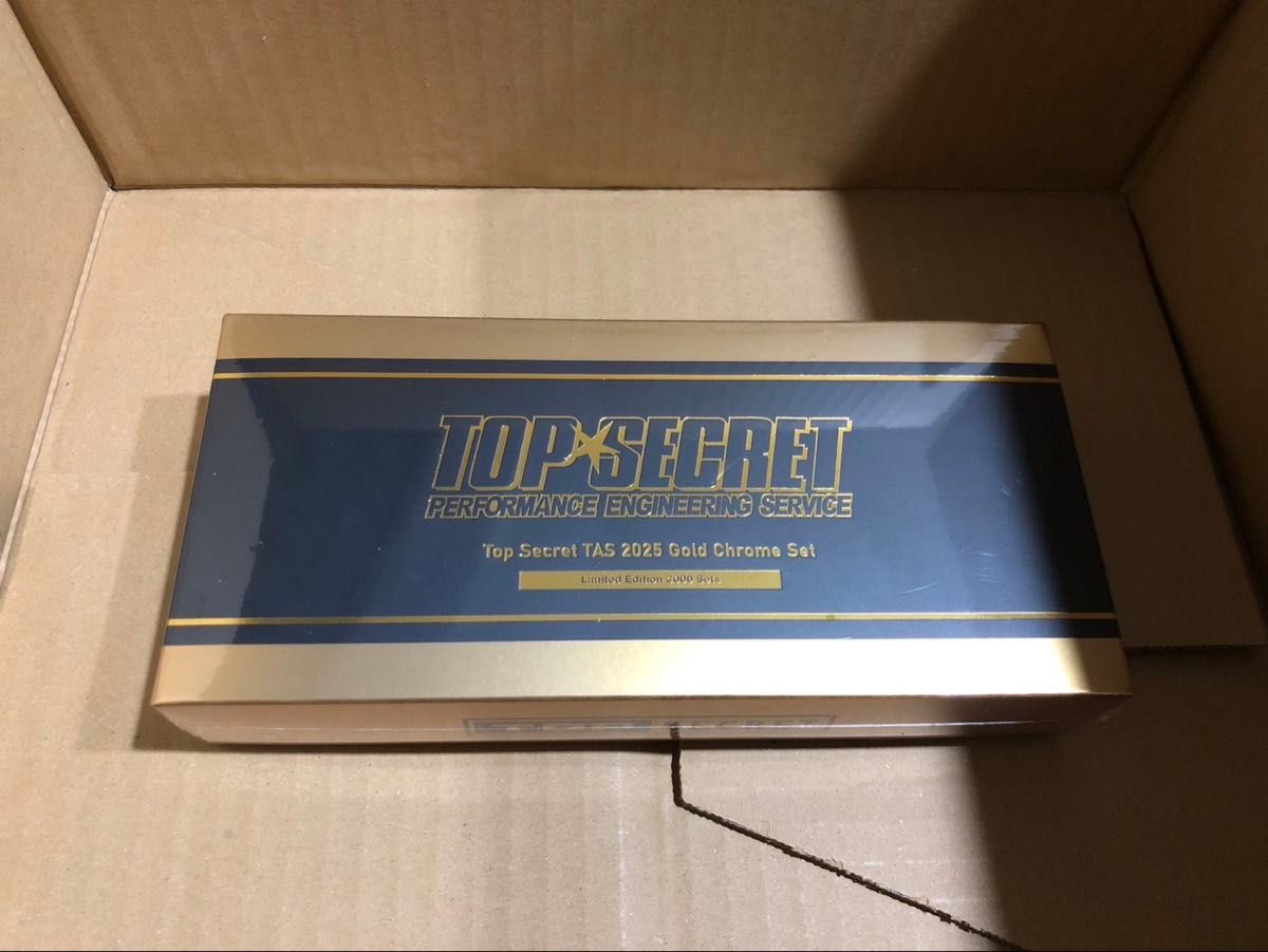 Top Secret 3台セット ゴールドクロムセット 東京オートサロン Top Secret 3台セット ゴールドクロムセット 東京オートサロン