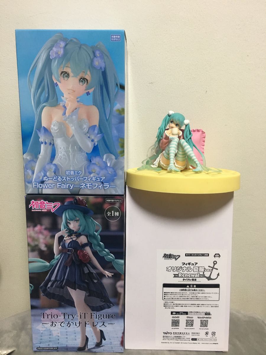 初音ミク フィギュア まとめ売り 4体セット ぬーどるストッパー 初音ミク フィギュア まとめ売り 4体セット ぬーどるストッパー
