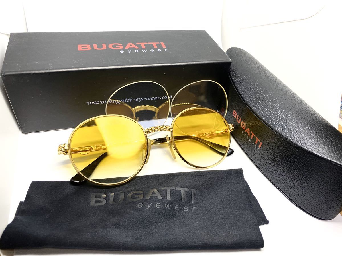 BUGATTI ブガッティ ビンテージサングラス メガネ 眼鏡 フランス製-
