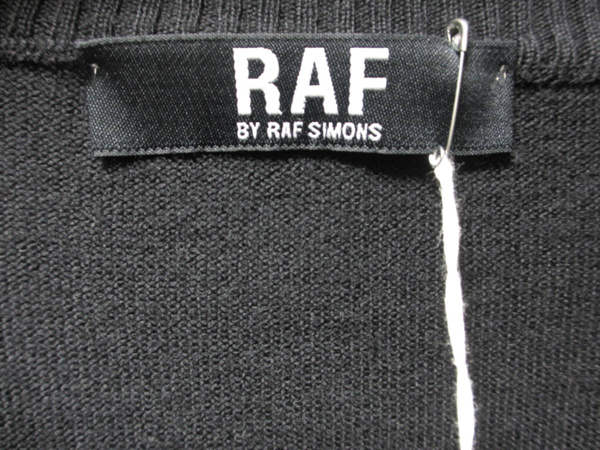 ★美品 RAF BY RAF SIMONS ラフシモンズ Uネック セーター XS ウール ニット イタリア製 サン・フレール_画像5