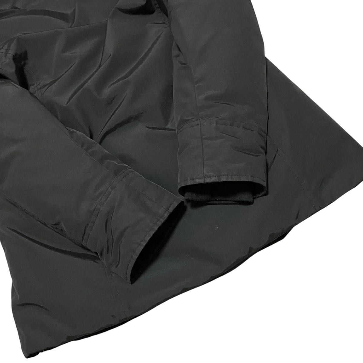 WOOLRICH ウールリッチ　ダウンコート　ジャケット　ロング フード　ラクーンファー モッズコート ブラック  S 比翼ボタン