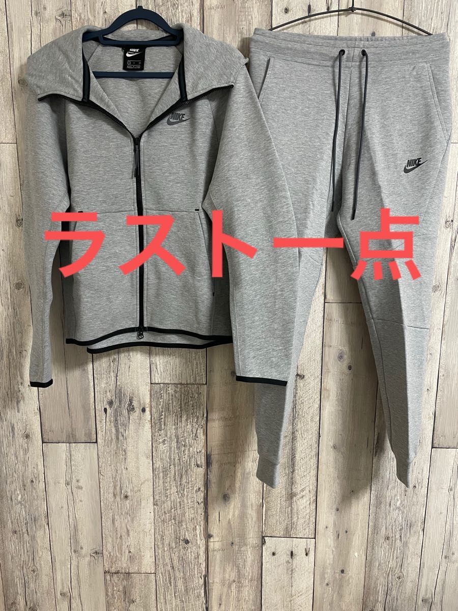 ナイキ メンズ S 旧テックフリース ライトグレー セットアップ ナイキ メンズ S 旧テックフリース ライトグレー セットアップ