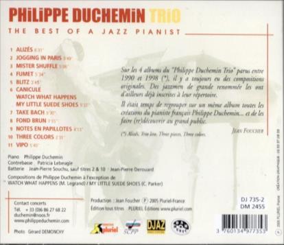 ★☆Philippe Ducheminフィリップ・ドゥシュマンThe Best of a Jazz Pianist☆★_3760134977353
