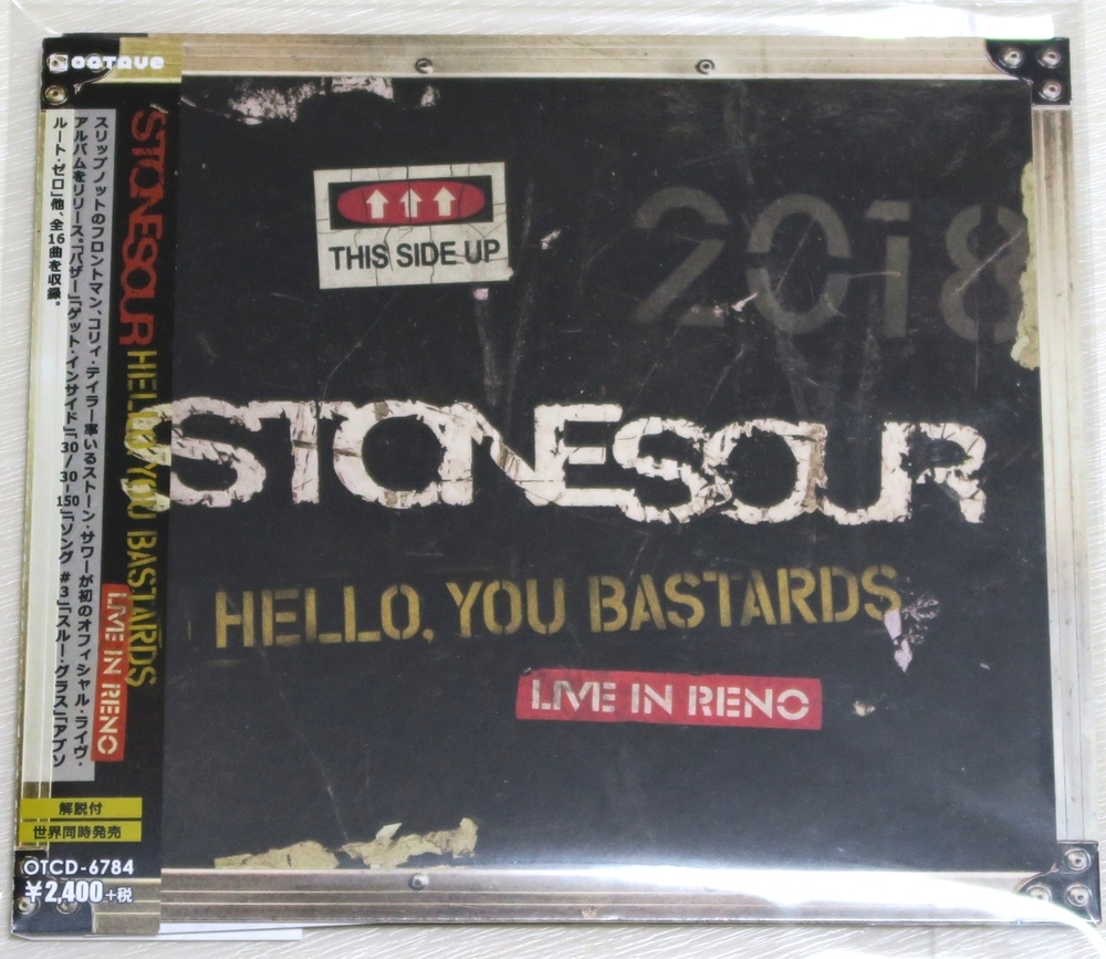 ◇ ストーン・サワー STONE SOUR ハロー・ユー・バスターズ:ライブ・イン・リノ HELLO, YOU BASTARDS: LIVE IN RENO 日本盤 帯付 OTCD-6784_画像1