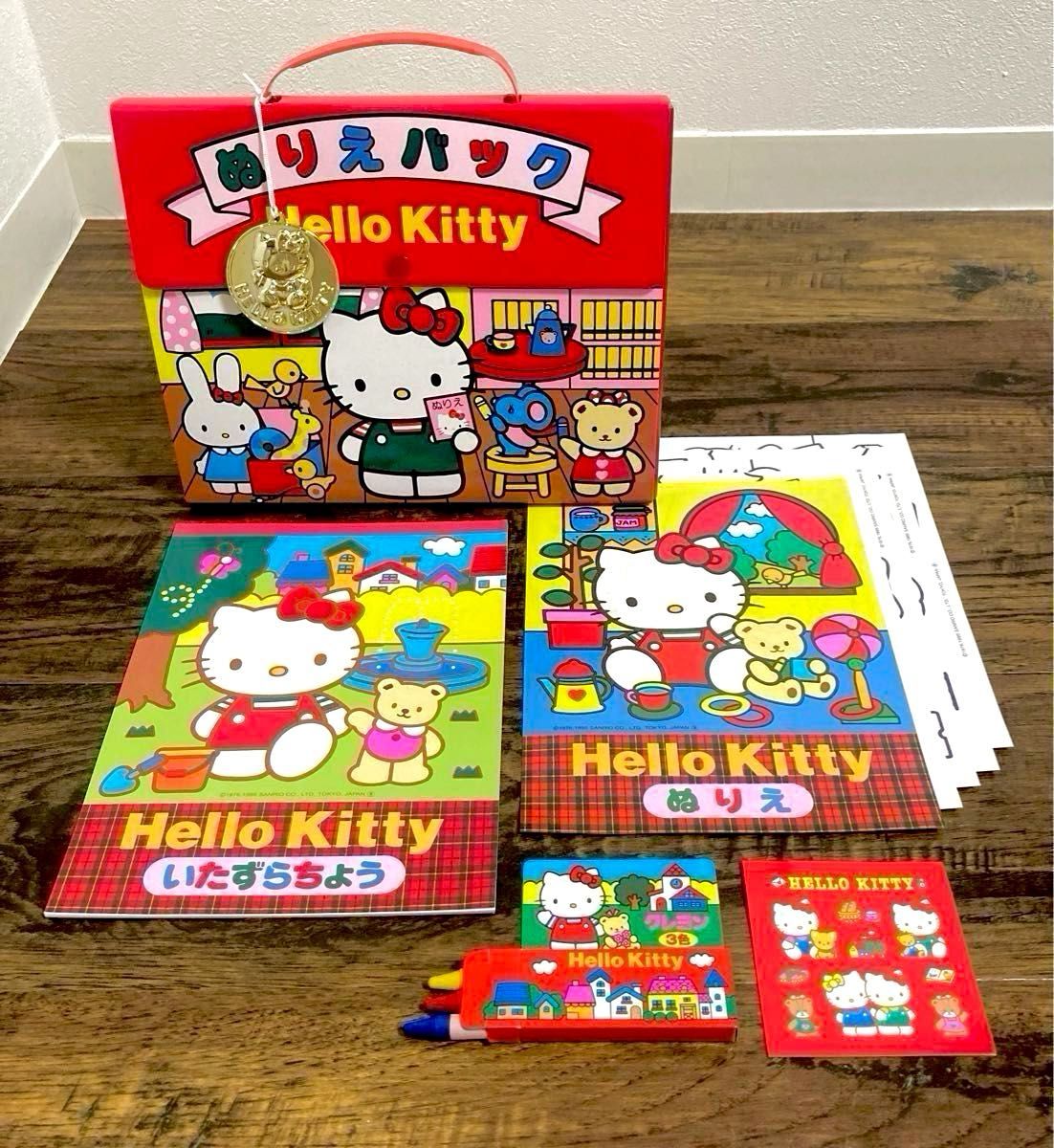 未使用 1995年 Sanrioサンリオ HELLO KITTYハローキティ ぬりえ 未使用 1995年 Sanrioサンリオ HELLO KITTYハローキティ ぬりえ