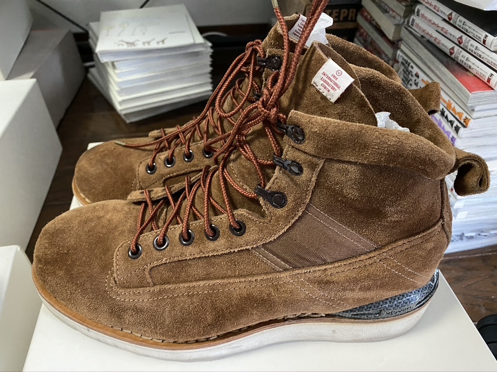 即決！visvim BEARD BOOTS-FOLK US10 ライトブラウン_画像1