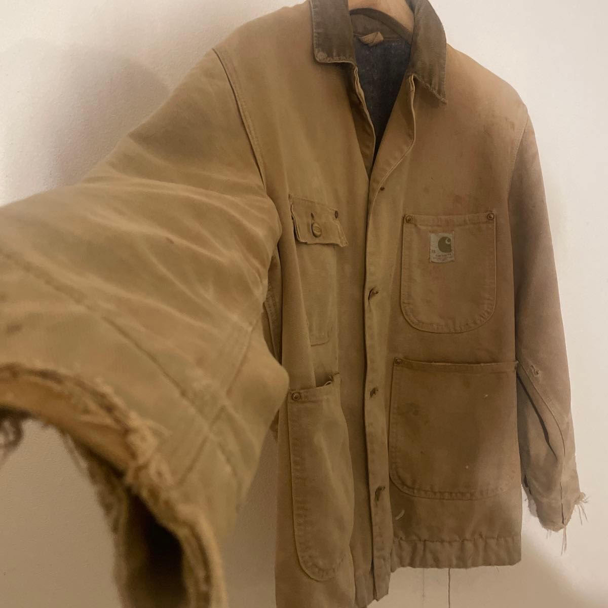60s〜vintage Carhartt Duck Chore Coat デカCボタン|Yahoo 60s〜vintage Carhartt Duck Chore Coat デカCボタン|Yahoo