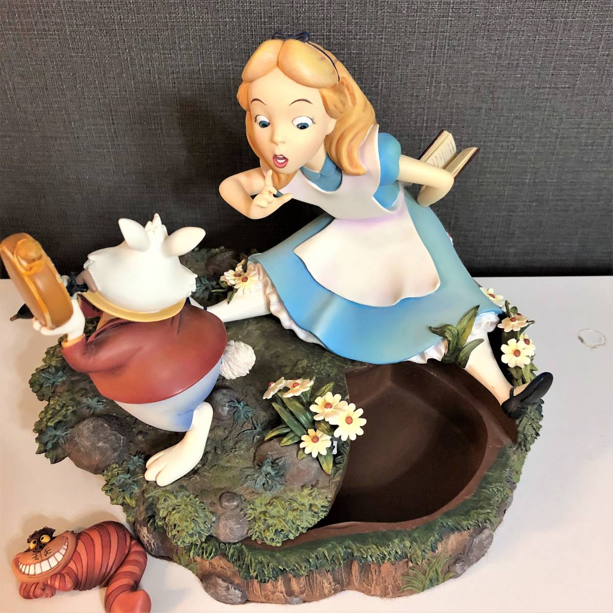希少】ディズニー アリスと白うさぎ フィギュア マークリタ 廃盤品