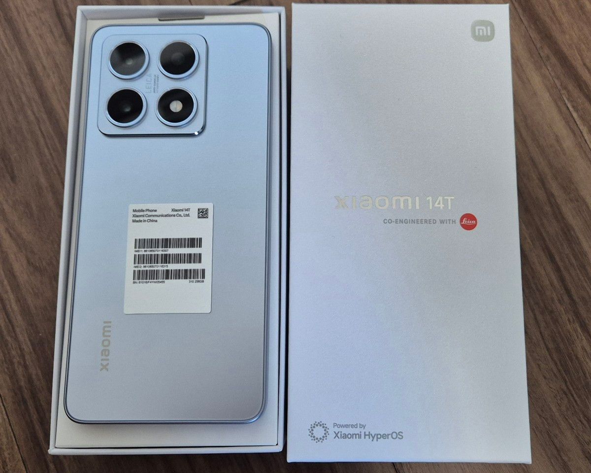 新品未使用 Xiaomi 14T Xig07 チタンブルー Titan Blue RAM 12GB 新品未使用 Xiaomi 14T Xig07 チタンブルー Titan Blue RAM 12GB