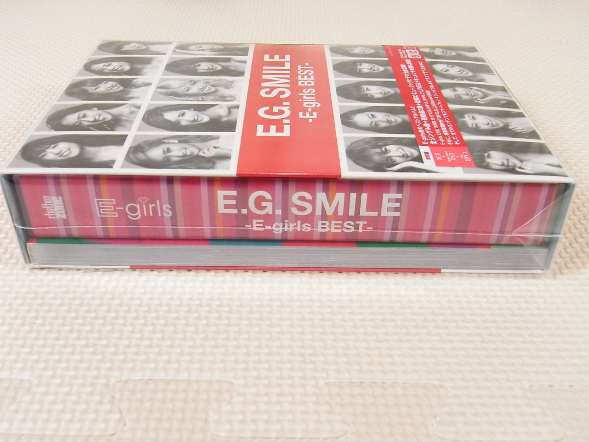 初回限定版 新品未開封 E-girls BEST E.G.SMILE 2CD + 3DVD 豪華100ページ写真集 RZCD86025～6/B～D_画像3