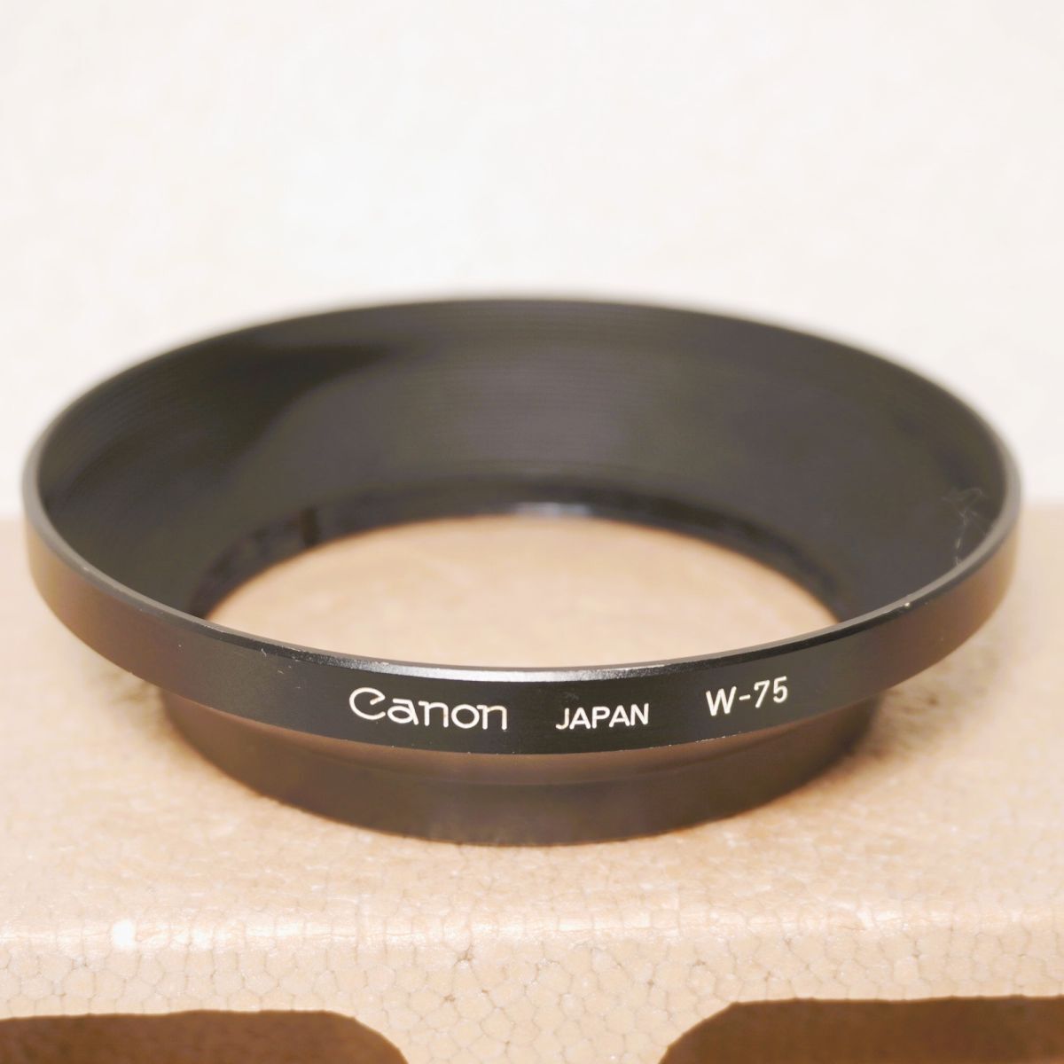 【新品同様】エコー ビジネスシューズ 27.5cm ブラウン 革靴 ローファー キヤノン Canon W-75 スナップオン式メタルレンズフード(中古)