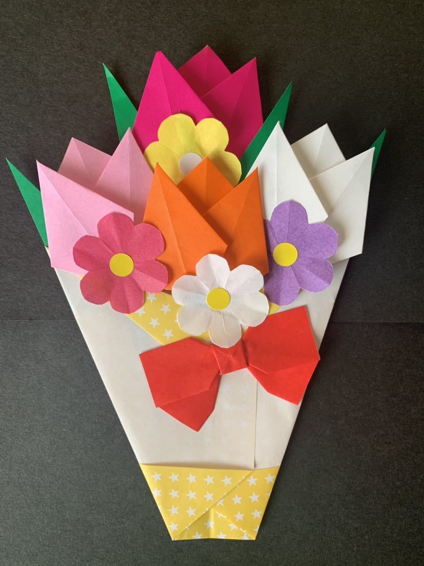  стена поверхность украшение no70* тюльпан . цветок букет * flat type оригами . индустрия ..... видеть Mai . стена поверхность украшение часть магазин украшение .... день рождения праздник ..