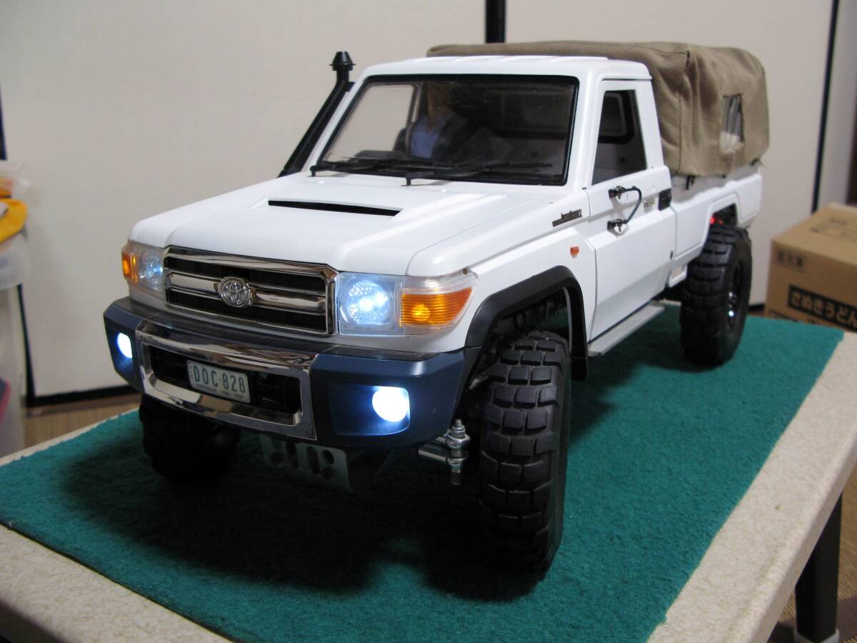1/10 ラジコンkillerbody トヨタランドクルーザー70 プラ 1/10 ラジコンkillerbody トヨタランドクルーザー70 プラ