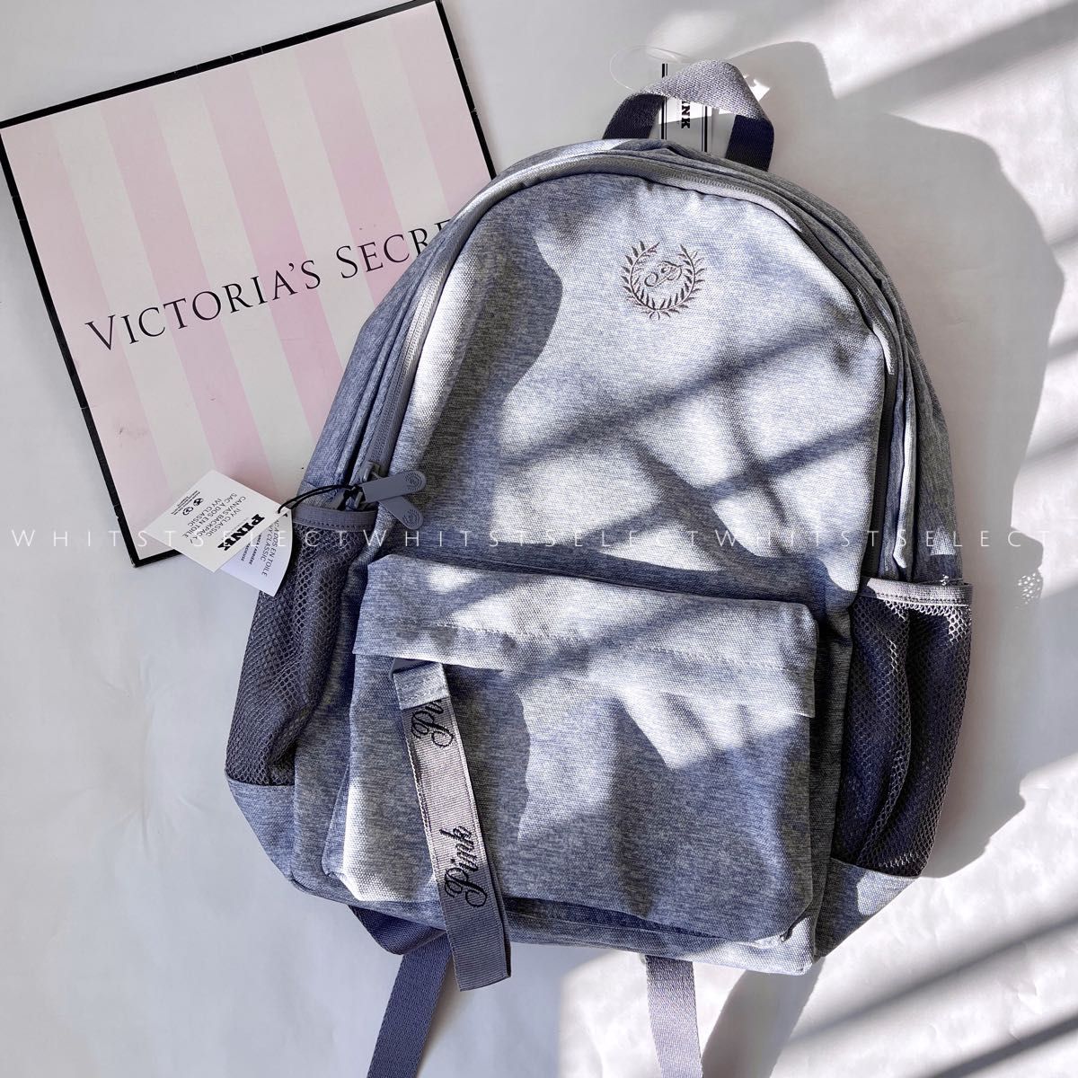 バックパック リュックサック Victoria's Secret PINK ヴィクトリアシークレット グレー