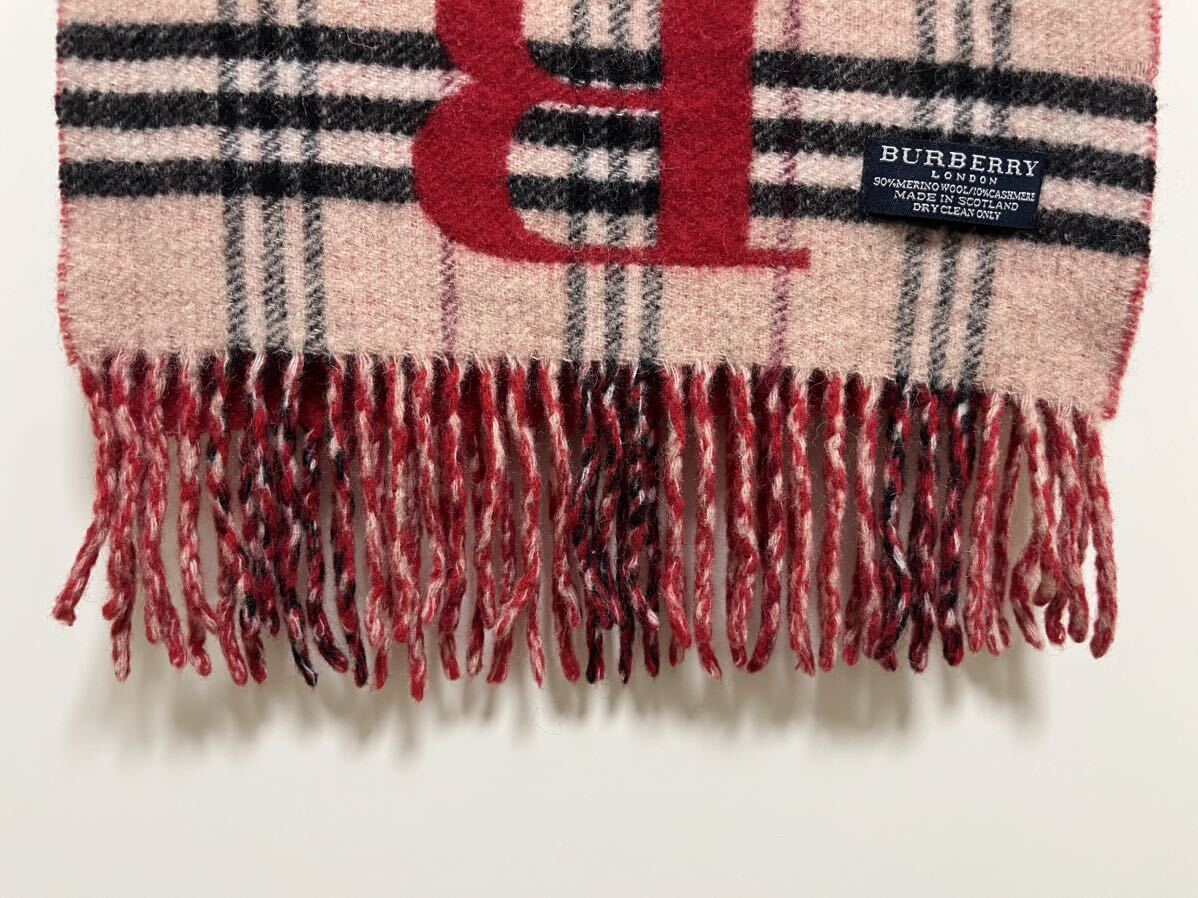 BURBERRY バーバリー マフラー ロングマフラー リバーシブル 美 BURBERRY バーバリー マフラー ロングマフラー リバーシブル 美