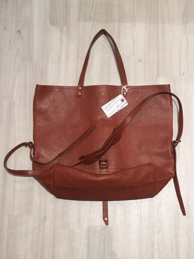 master&co マスターアンドコー 2way ショルダーバッグ レザートート